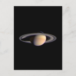 Postal Vista Cassini de la NASA espacial Saturno