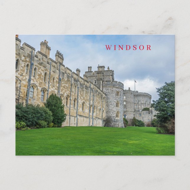 postal vista Castillo de Windsor (Anverso)