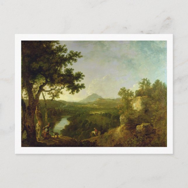 Postal Vista cerca de Wynnstay, el asiento de Sir Watkin  (Anverso)