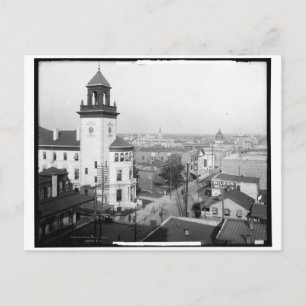 Postal Vista Cityscape de Jacksonville, FL 1904 Vintage
