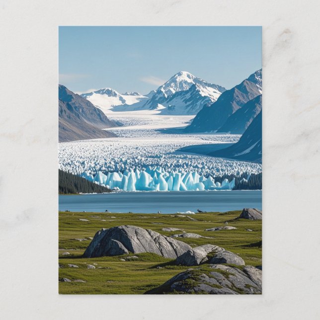 Postal vista de alaska  (Anverso)
