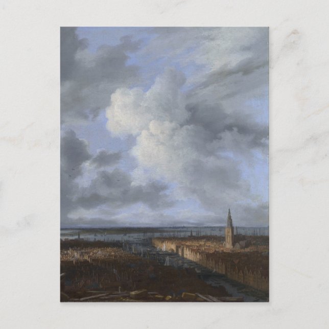 Postal Vista de Amsterdam 1665-1670 (Anverso)