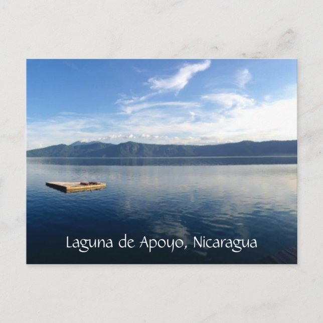Postal vista de apoyo al lago (Anverso)