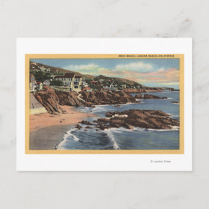 Postal Vista de Arch Beach con casas