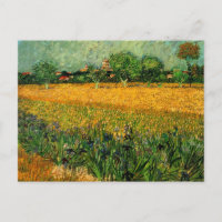 Vista de Arles con irlandeses por Vincent van Gogh