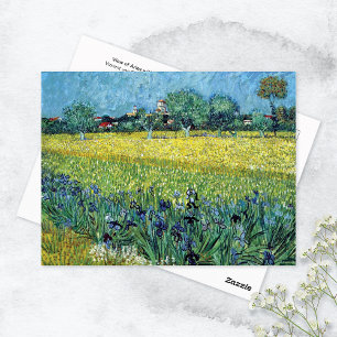 Postal Vista de Arles Irises Vincent van Gogh
