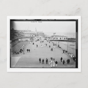 Postal Vista de Asbury Park NJ c1910 Vintage