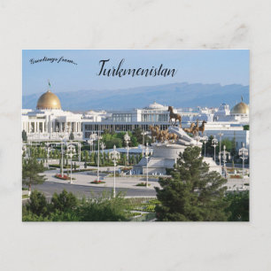 Postal Vista de Asjabat Turkmenistán
