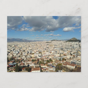 Postal Vista de Atenas, Grecia