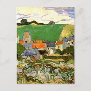 Postal Vista de Auvers (F799) Van Gogh Bella Artes