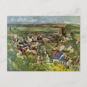 Postal Vista de Auvers por Paul Cezanne Postcard