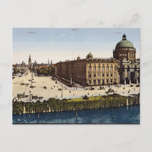 Postal Vista de Berlín a principios de siglo (Anverso)