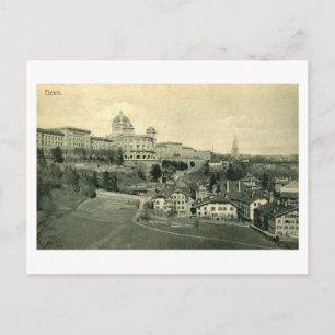 Postal Vista de Berna Suiza Vintage