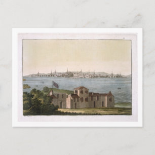 Postal Vista de Boston, de 'Le Costume Ancien et Moderne