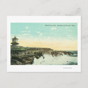 Postal Vista de Breakers en Vue de l'EauSanta Cruz, CA