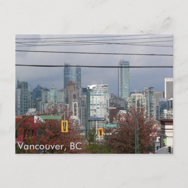 Postal Vista de Broadway (Anverso)