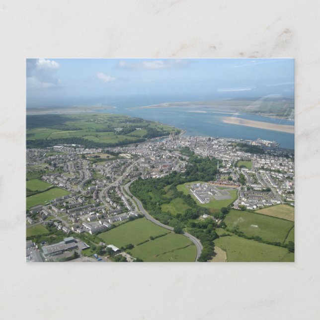 Postal Vista de Caernarfon y Anglesea (Anverso)