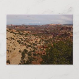 Postal Vista de Canyonlands desde el sendero Neck Springs