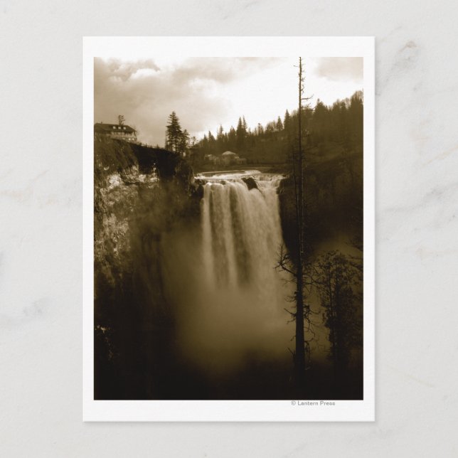 Postal Vista de cascada (Anverso)