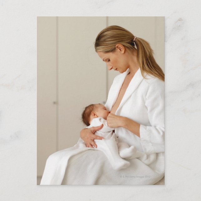 Postal vista de cierre de un bebé (6-12 meses) (Anverso)