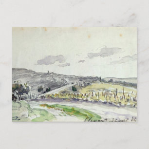 Postal Vista de Clamart, 1864