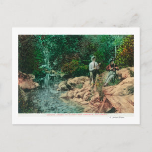 Postal Vista de Coyote Creek en Gilroy Hot Springs