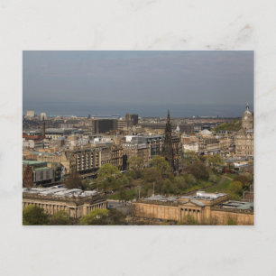 Postal Vista de Edimburgo