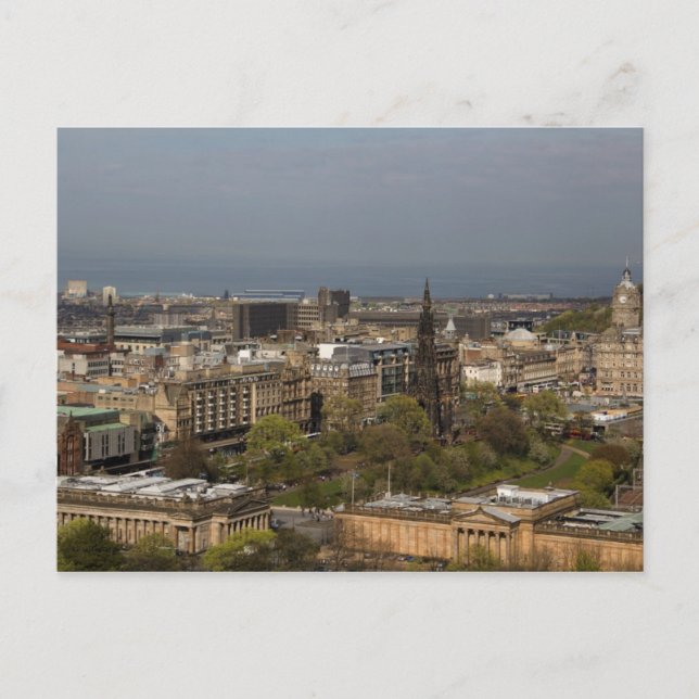 Postal Vista de Edimburgo (Anverso)