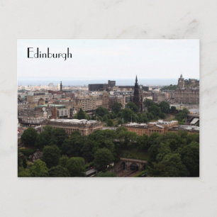 Postal vista de edinburgh