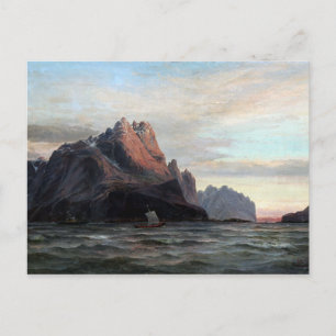 Postal Vista de Edvard Skari de Vaagekallen Lofoten Norue