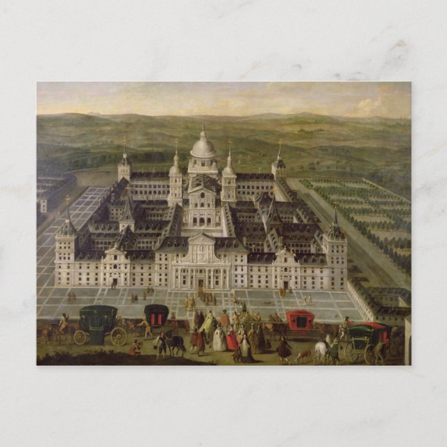 Postal Vista de El Escorial (Anverso)