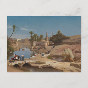 Postal Vista de EL-Fayoum de Medinet