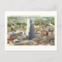 Vista de época de Akron, Ohio,