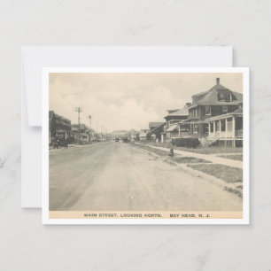 Postal Vista de época de Bay Head NJ 1910
