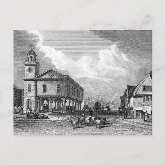 Postal Vista de Faversham, Kent, 1832 (Anverso)