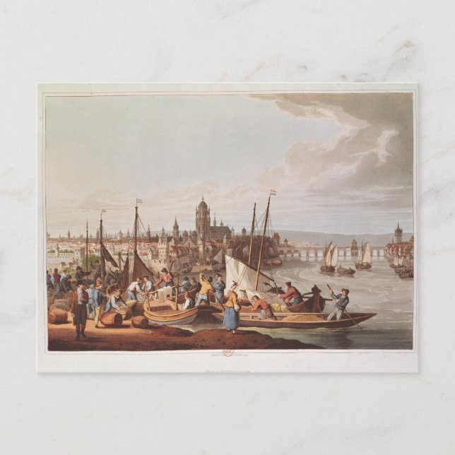 Postal Vista de Frankfurt, 1814 (Anverso)