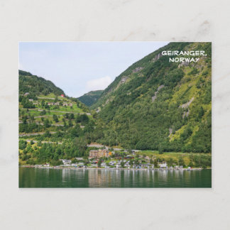 Postal Vista de Geiranger, Ørnevegen, Noruega