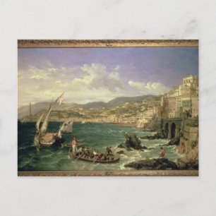Postal Vista de Génova, 1854 (aceite sobre lienzo)