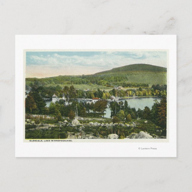 Postal Vista de Glendale (Anverso)