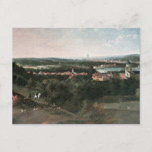 Postal Vista de Greenwich Park hacia Londres