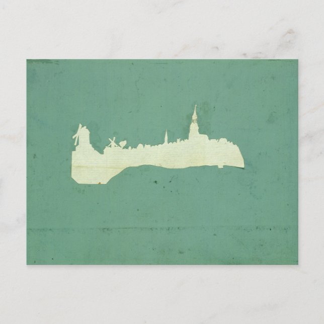 Postal Vista de Hamburgo (Anverso)