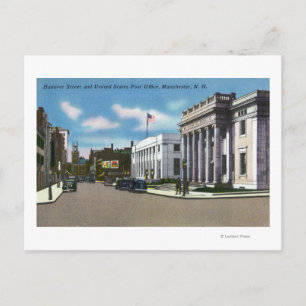 Postal Vista de Hanover Street de la Oficina de Correos