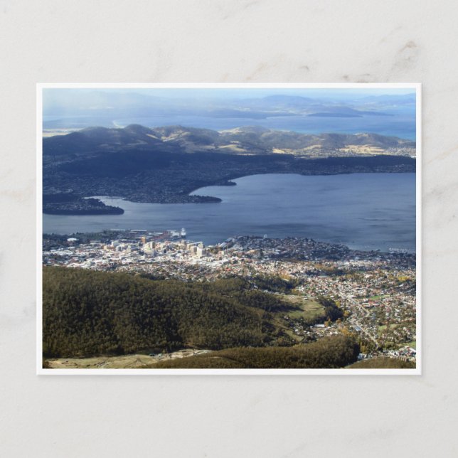 Postal vista de hobart tasmania (Anverso)