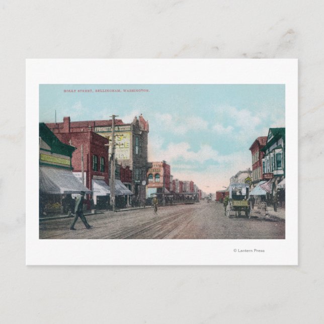 Postal Vista de Holly StreetBellingham, WA (Anverso)