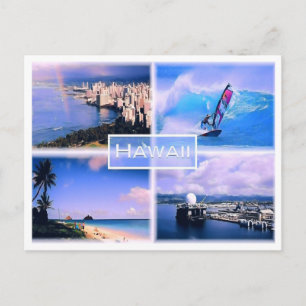 Postal vista de Honolulu - La Perouse - Playa Lanikai Oah