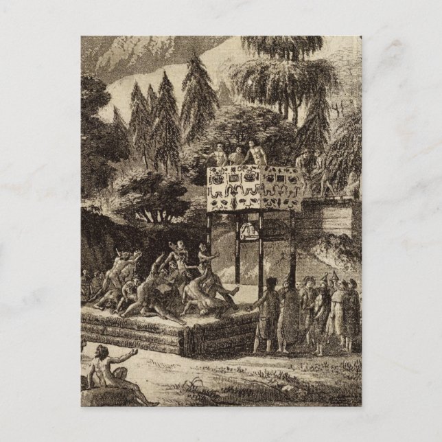 Postal Vista de ilustracion de Columbia Británica (Anverso)