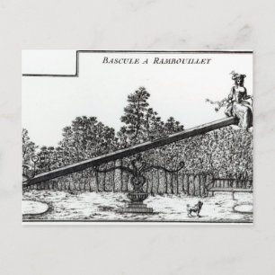 Postal Vista de jardín en Rambouillet, de 'Details des N
