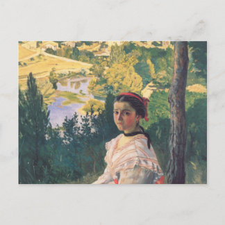 Postal Vista de la aldea, Frederick Bazille