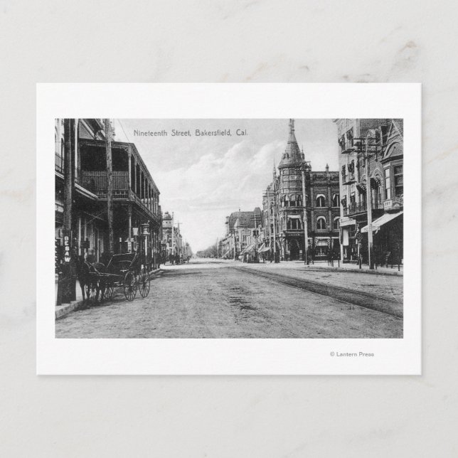 Postal Vista de la calle 19 # 2Bakersfield, CA (Anverso)