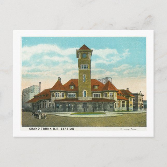 Postal Vista de la calle del Congreso desde la Fidelidad (Anverso)